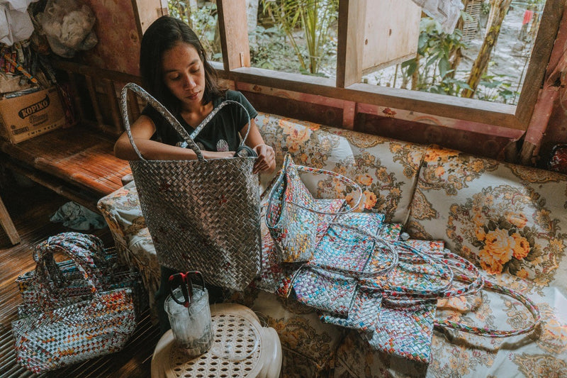 Ecovie Philippines - Sac de plage tissé